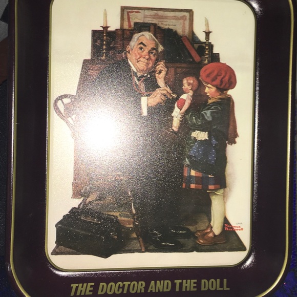 Norman Rockwell | Accents | Doctor And The Doll Tray | Poshmark